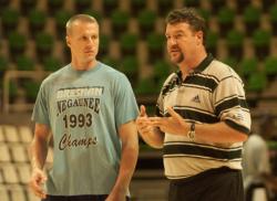 [Entrainement de la "Green Team" de l'Asvel à l'Astroballe]