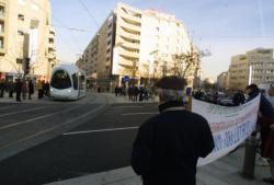 [Transports en commun lyonnais : inauguration du tramway]