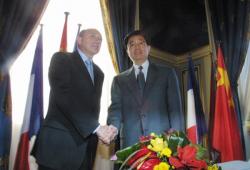 [Visite du vice-président chinois Hu Jintao à Lyon : réception à l'hôtel de ville]