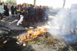 [Manifestation du personnel de justice à Lyon]