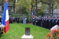 [Cérémonie à la mémoire du lieutenant Guy Hubert]