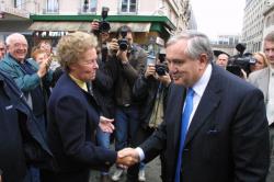 [Le Premier ministre Jean-Pierre Raffarin à Lyon]