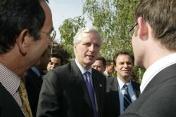 [Michel Barnier visite Euronews à Ecully]