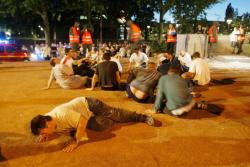 [Exercice "Piratox" contre les risques chimiques dans la station de métro Stade de Gerland]