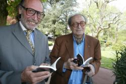 [Christian et André Mure, auteurs du guide "Lyon gourmand"]