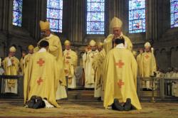 [Consécration des évêques auxiliaires à la Primatiale Saint-Jean de Lyon]