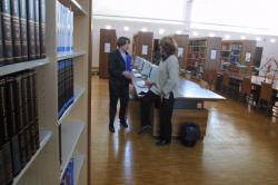 [Inauguration de la bibliothèque de l'INRP - Denis Diderot, à Gerland]