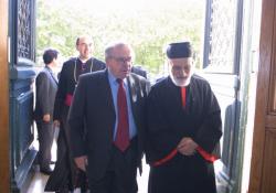 [Visite du patriarche le cardinal Sfeir]