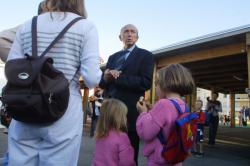 [Inauguration du groupe scolaire des Alouettes dans le quartier de Monplaisir]