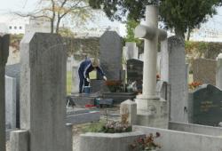 [Le nouveau cimetière de la Guillotière à la Toussaint]