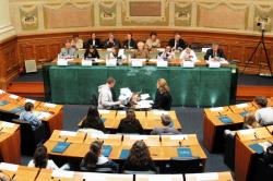 [Dernière séance du Conseil général des jeunes à l'hôtel du département du Rhône]