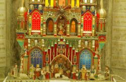 [Crypte de la basilique Notre-Dame de Fourvière : exposition de crèches miniatures de Cracovie]