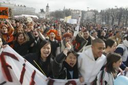 [Manifestation étudiante contre la loi Fillon]