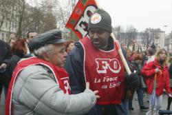 [Manifestation des agents de la fonction publique]