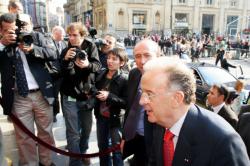 [Le président de la République portugaise Jorge Sampaio à Lyon]