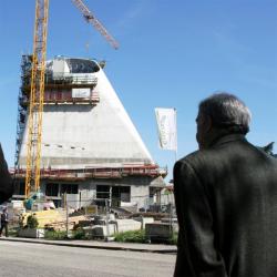 [Construction de l'Eglise Saint-Pierre à Firminy (Loire)]