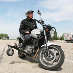 [Prototype de la Motostab au Centre d'éducation et de sécurité routière de Bron (CESR)]