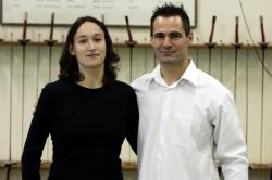 [Nicolas Beaudan et Corinne Maîtrejean, médaillés aux championnats du monde d'escrime]