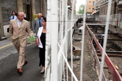 [Visite du chantier du parking Saint-Georges]