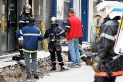 [Intervention des sapeurs-pompiers sur les pentes de la Croix-Rousse]