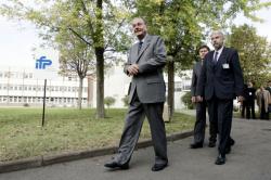 [Le Président Jacques Chirac à Solaize : visite de l'Institut français du pétrole (IFP)]