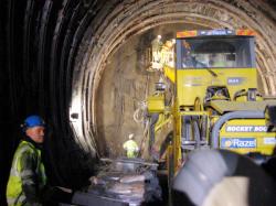 [Liaison ferroviaire Lyon-Turin : visite de chantier]