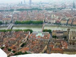 Vue du Vieux Lyon et des 2e et 3e arrondissements