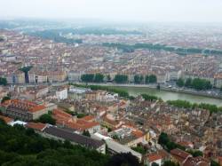 Vue du 1er arrondissement et du Vieux Lyon