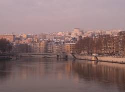 La Croix-Rousse vue du pont du Maréchal Juin