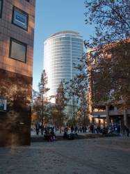 La Tour Oxygène vue depuis la place Renaudel