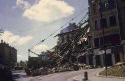 Le quartier en travaux