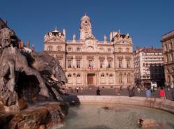 La Place des Terreaux et l'hôtel de ville