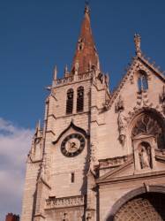 Eglise Saint-Nizier : horloge de la tour nord