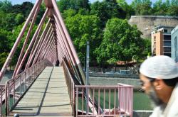 La passerelle de l'Homme de la Roche. 4/5