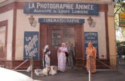 Place Gabriel-Péri : mur peint "Mur du cinéma"