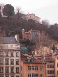 Rive droite de la Saône vue depuis le bas-port Tilsit