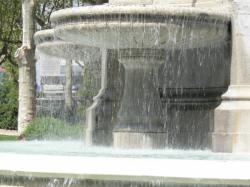 La fontaine Morand sur la place Lyautey