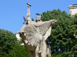 Statue équestre de Jeanne d'Arc, place Puvis-de-Chavannes