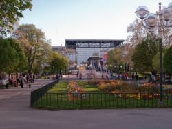 Le centre d'échanges vu depuis la place Carnot