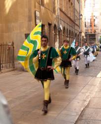 Fête des Pennons dans la rue de Gadagne