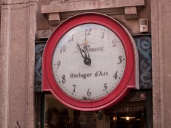 L'horlogerie Branciard, rue Sainte-Hélène