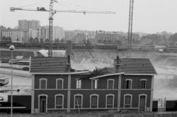 [Démolition de l'ancienne gare de Lyon Part-Dieu]