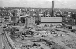 [Le chantier sur l'emplacement de l'ancienne gare]