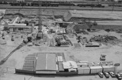 [Le chantier sur l'emplacement de l'ancienne gare]