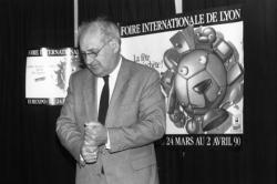 [Conférence de presse pour la 72e Foire internationale de Lyon (1990)]