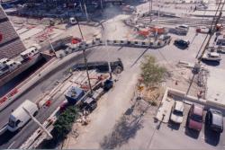 [Construction Tramway rue Servient]