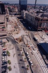 [Construction Tramway, boulevard Vivier-Merle]