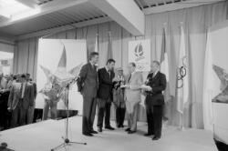 [Inauguration du siège du Comité d'organisation des Jeux olympiques d'Albertville (COJO)]