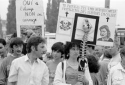 [Manifestation contre la prolifération du lynx dans l'Ain]