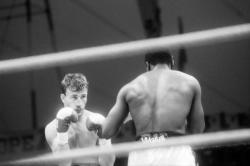 [Boxe - championnat du monde super-walter : René Jaquot (FR) - John Mugabi (UG)]